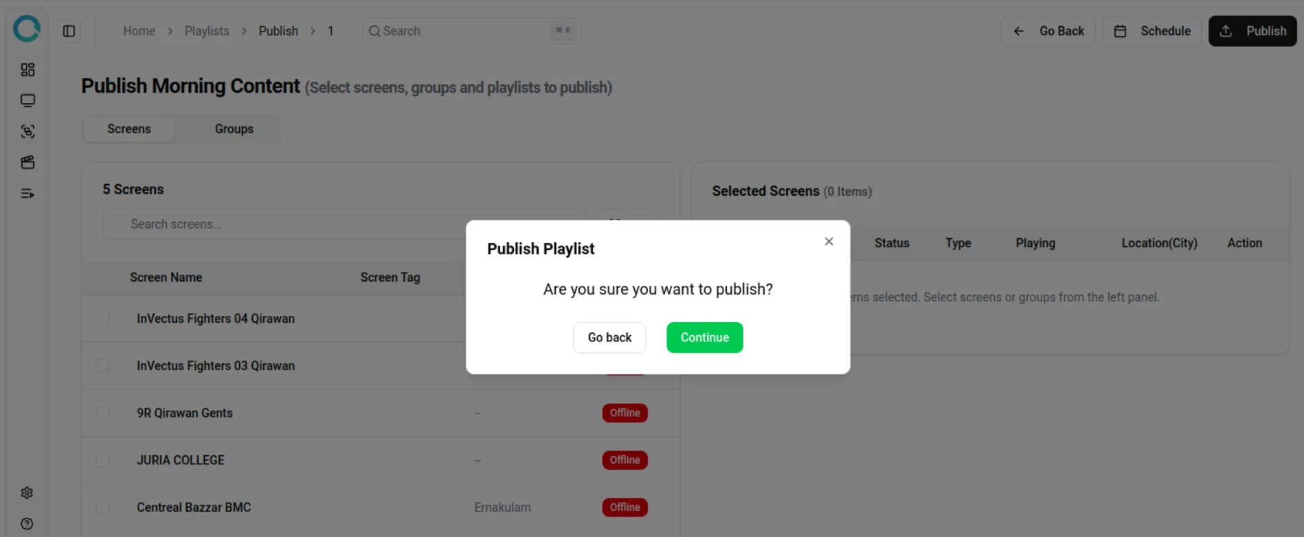 Publish Instantly